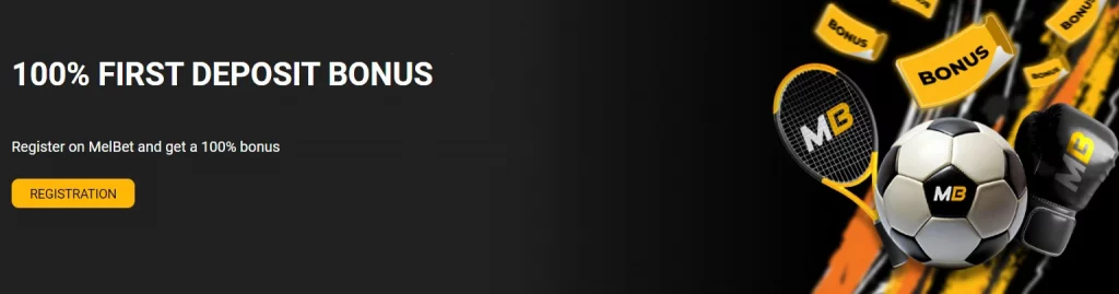 Melbet's first deposit bonus for Indian clients