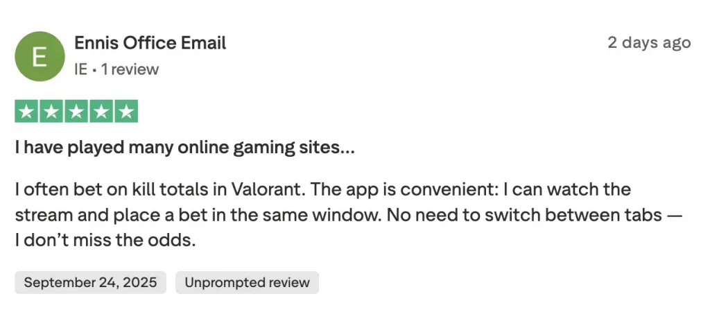Valorant betting app review